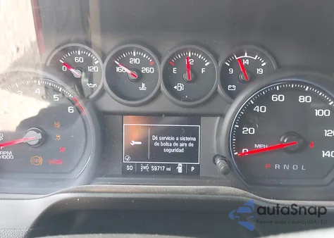 2021 Chevrolet Silverado 1500 4Wd Short Bed Custom из США, поврежденный, VIN 3GCPYBEKXMG204495